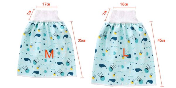 Comfy Washable Waterproof Diaper skirt