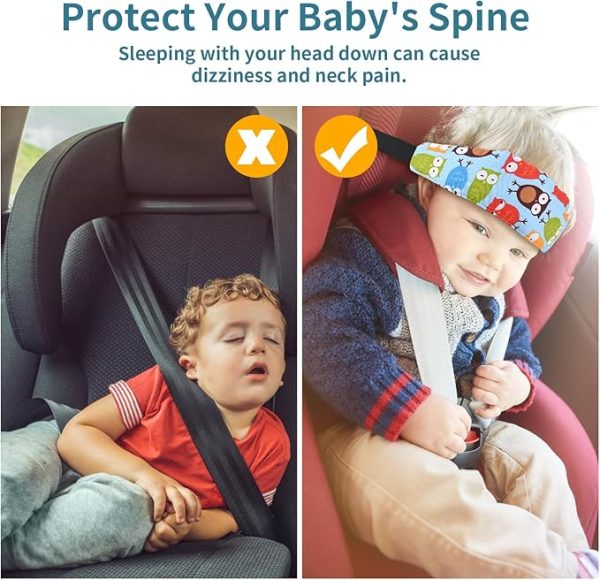 Infant Stroller Safety Seat Head Support