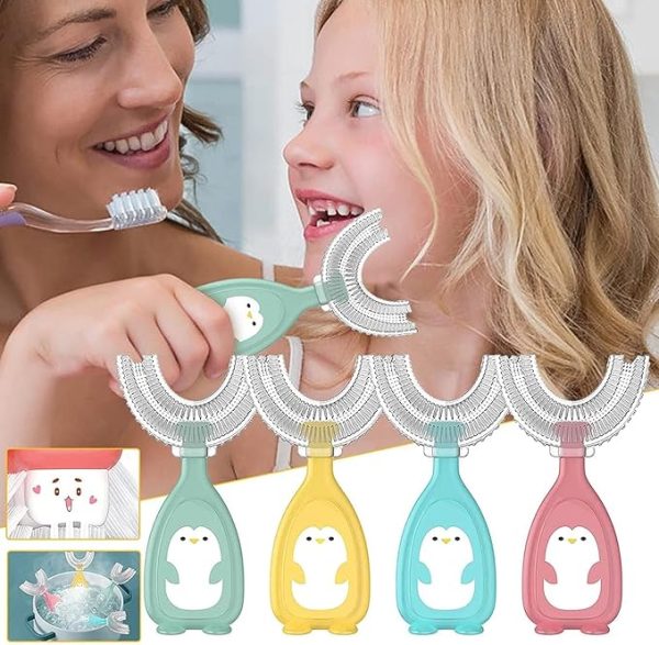 Cute Silicone Brush Toothbrush U Shape