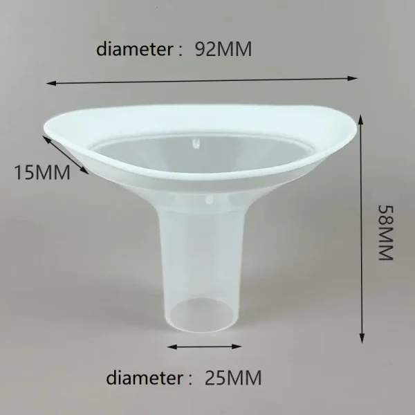 Silicone Pad Flange Compatible with Medele Youha Lansinoh speCtra Breast Pump