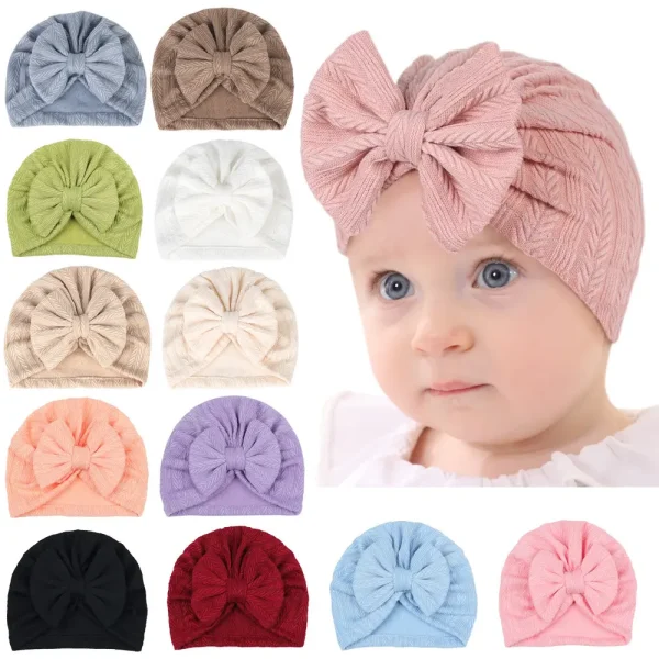 Bow hat female baby