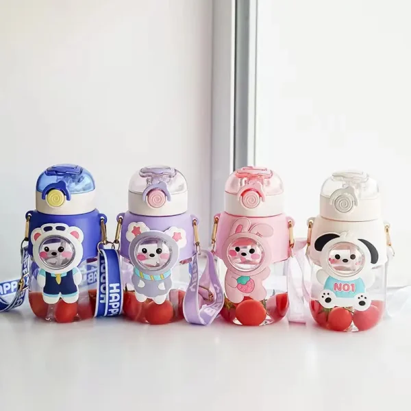 Children’s Water Cup Cute Straw